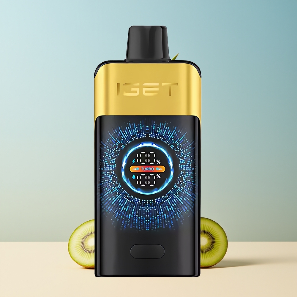 Veleprodaja Slovenija IGET ONE 12000 Pufi Disposible Vape Kivi Ananas 2700 mAh Battery Capacity Large Curved Color Screen