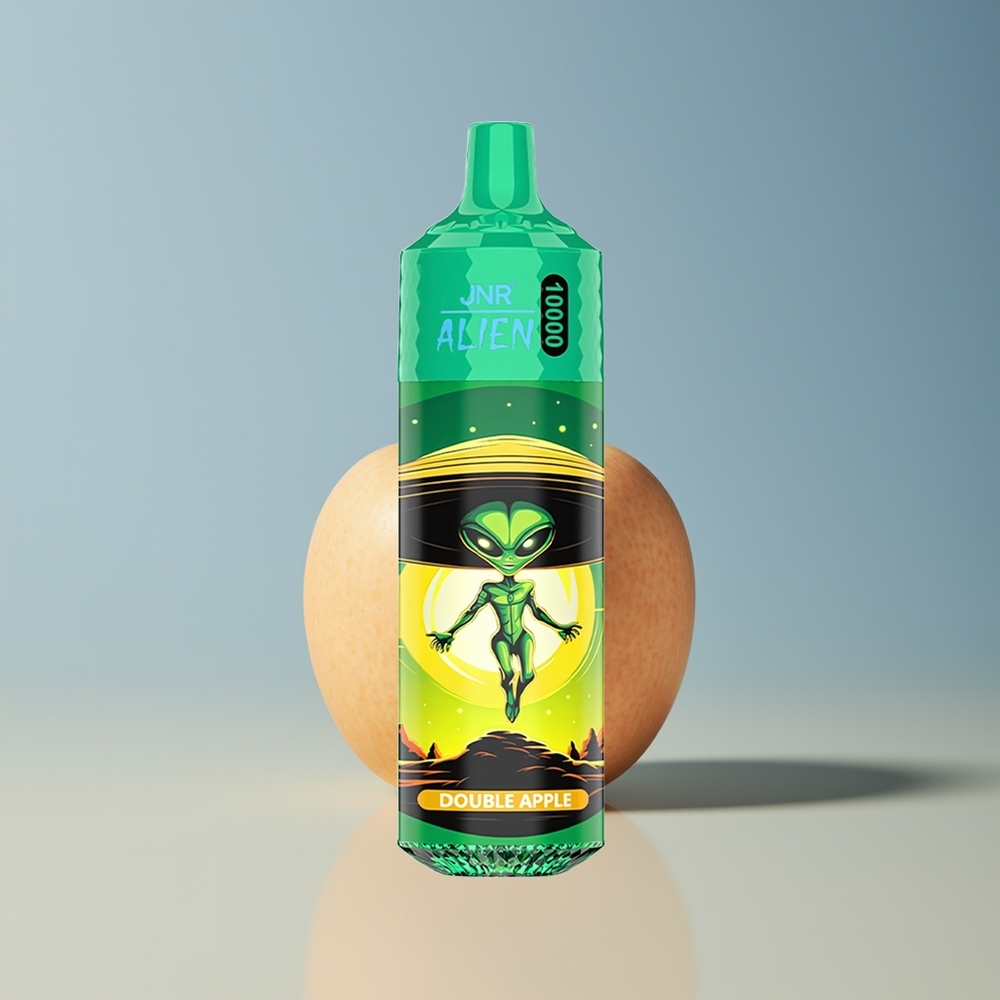 Veleprodaja Slovenija JNR Alien 10000 Puffs Dvojno Jabolko RGB LED Tip-C Hitro Polnjenje