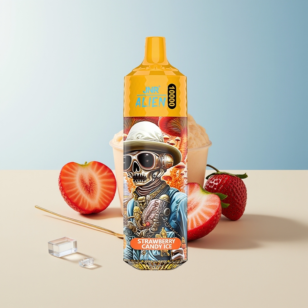 Veleprodaja Slovenija JNR Alien 10000 Puffs Jagodni Bonbon Leden RGB