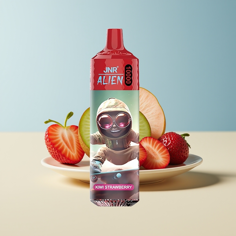 Veleprodaja Slovenija JNR Alien 10000 Pufov Vape Kivi Jagoda 850mAh RGB