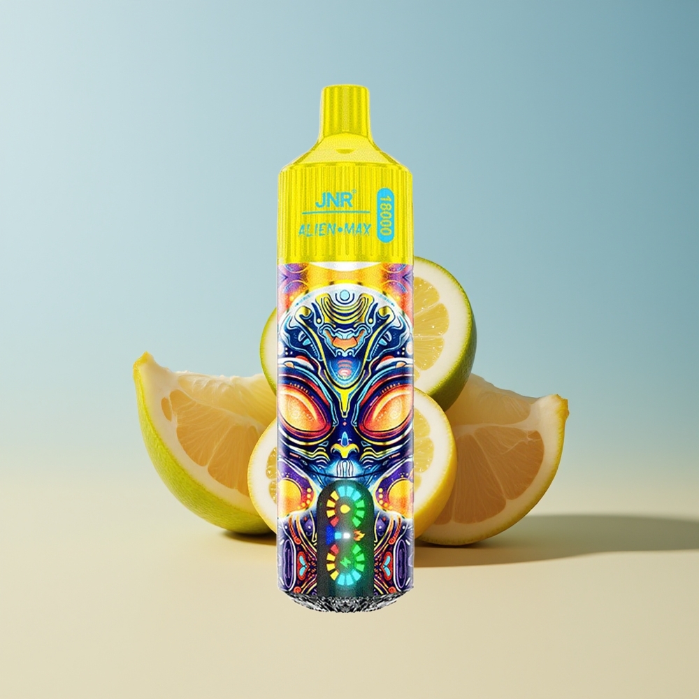 Veleprodaja Slovenija JNR Alien Max 18000 Puffov Dual Mesh Coil & Dual Core Limona & Limeta 28ml E-tekočina