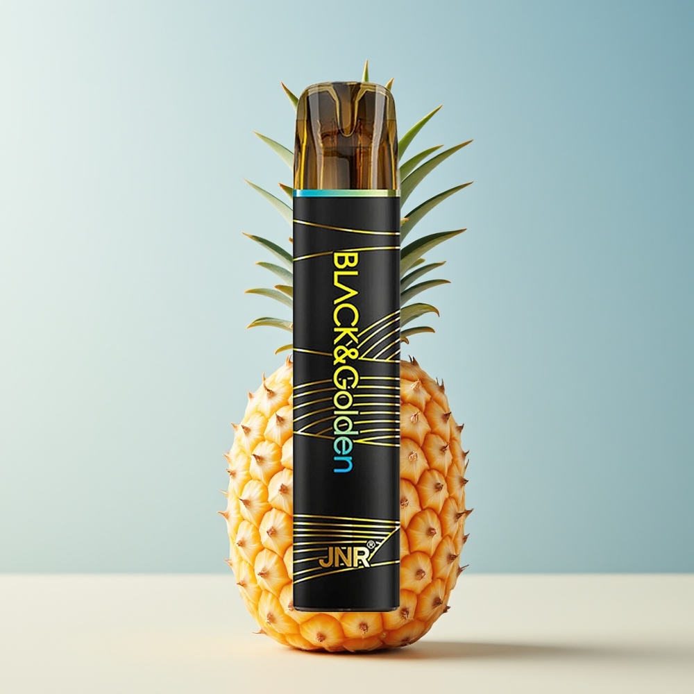 Veleprodaja Slovenija JNR Black&Golden 800 Puffov Ananas Led 2ml/550mAh