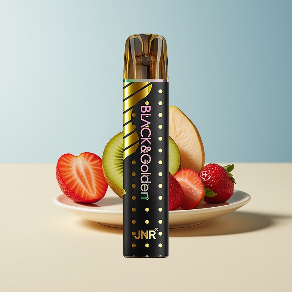 Veleprodaja Slovenija JNR Black&Golden 800 Pufi Vape Jagoda Kivi 550mAh 2% Nikotina