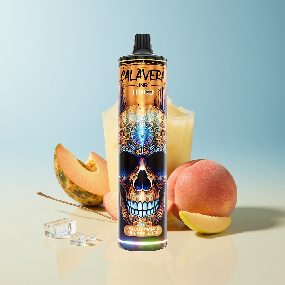 Veleprodaja Slovenija JNR Calavera 11000 Puffs Breskva Mango Ananas Led 850 mAh 21ml