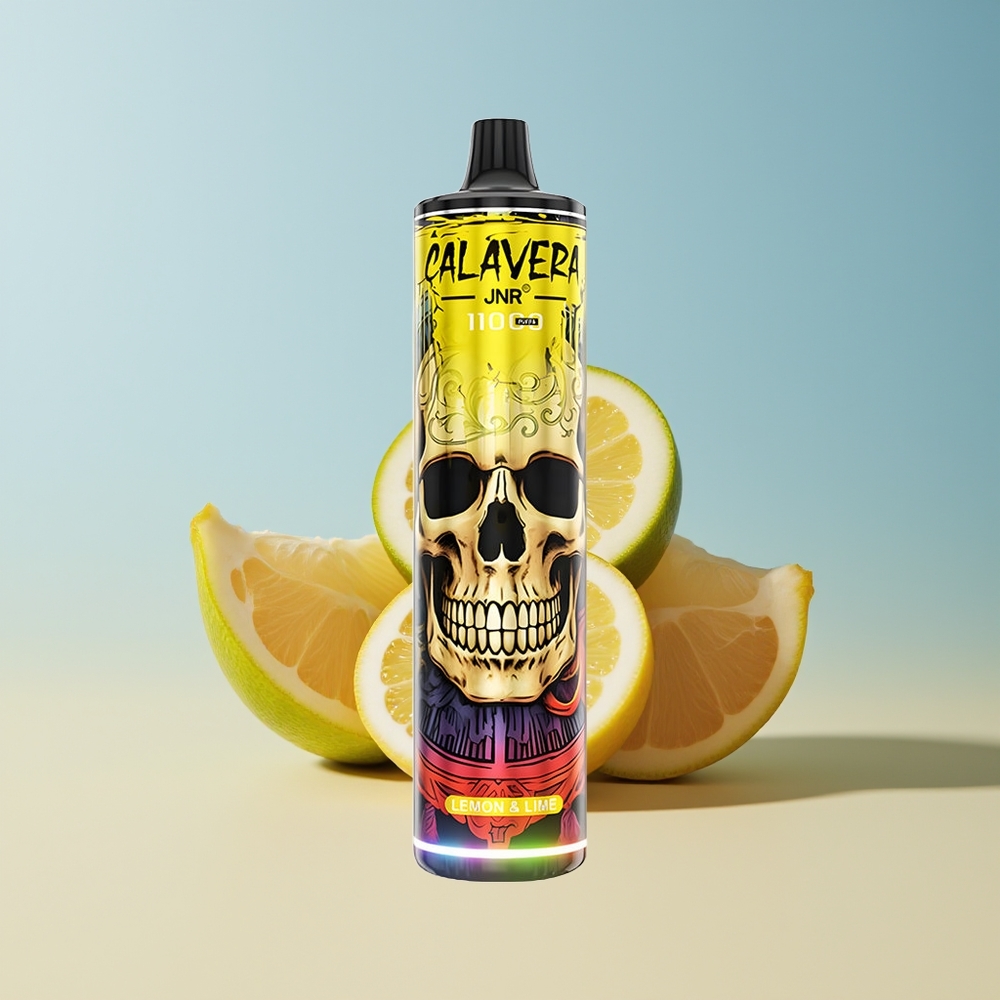 Veleprodaja Slovenija JNR Calavera 11000 Puffs Vape Limona & Limeta 850 mAh Battery Capacity 21ml E-Liquid Capacity