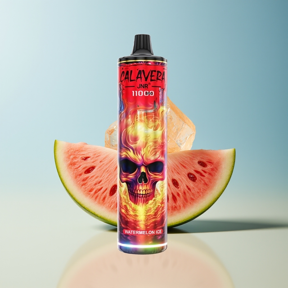 Veleprodaja Slovenija JNR Calavera 11000 Pufov Vape Lubenica Led 850 mAh 21ml
