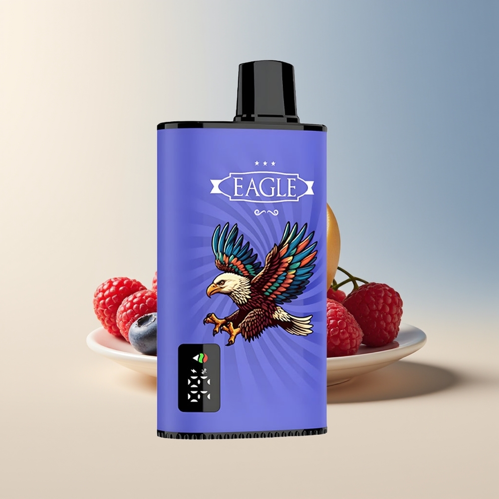 Veleprodaja Slovenija JNR EAGLE Smart 23000 Pufov Vape Borovnica Malina Češnja Digitalni zaslon 25ml e-Liquid