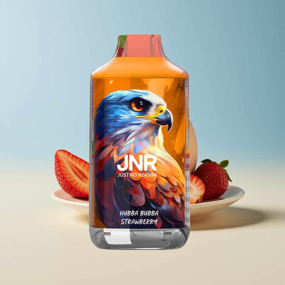 Veleprodaja Slovenija JNR Falcon 16000 Puffs Hubba Bubba Jagoda 850 mAh Dual Mesh Coil
