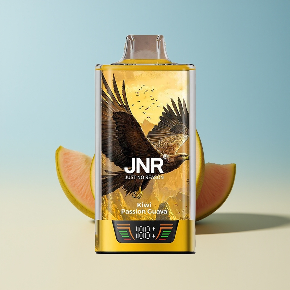 Veleprodaja Slovenija JNR Falcon Pro 28000 30ml USB Type-C Kiwi Pasija Guava