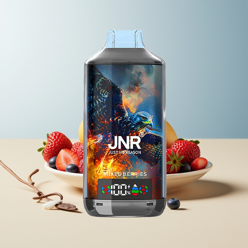 Veleprodaja Slovenija JNR Falcon X 18000 Puffs Dual Mesh Mešane Jagode Type-C