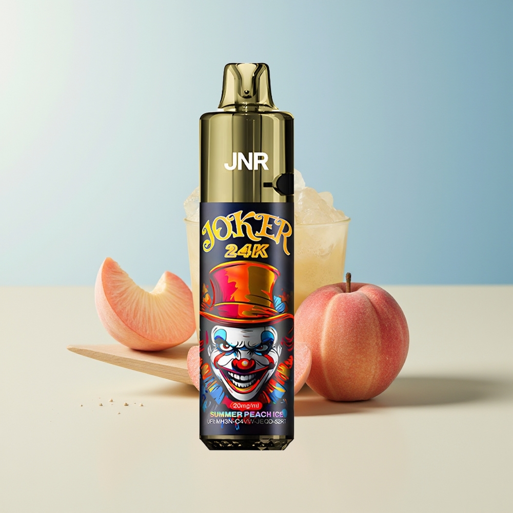 Veleprodaja Slovenija JNR Joker 24000 Puff Poletna Breskva Led 2% Nikotin 800mAh Baterija