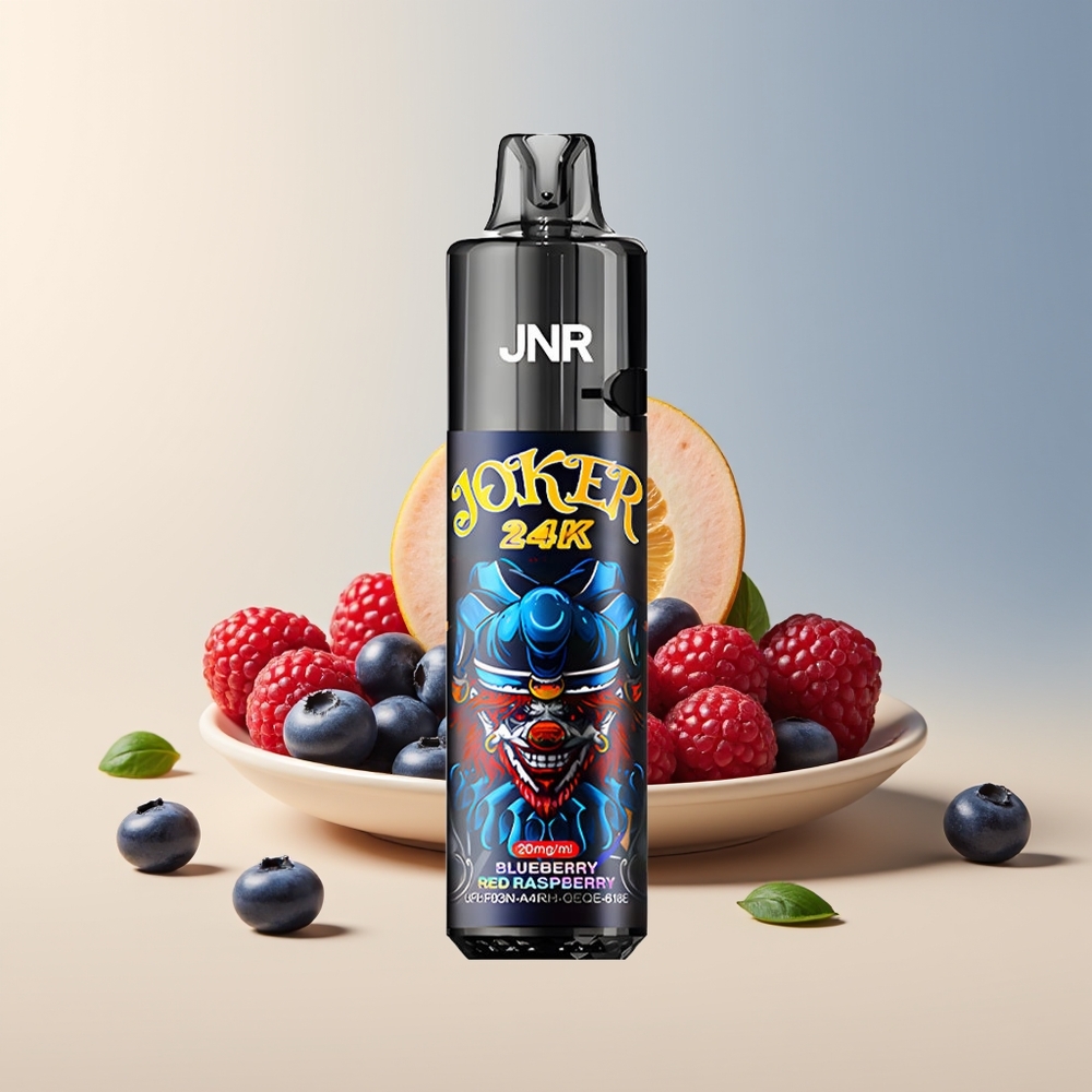 Veleprodaja Slovenija JNR Joker 24000 Puff Vape Borovnica Rdeči Malina 2% Nikotin 800mAh Baterija