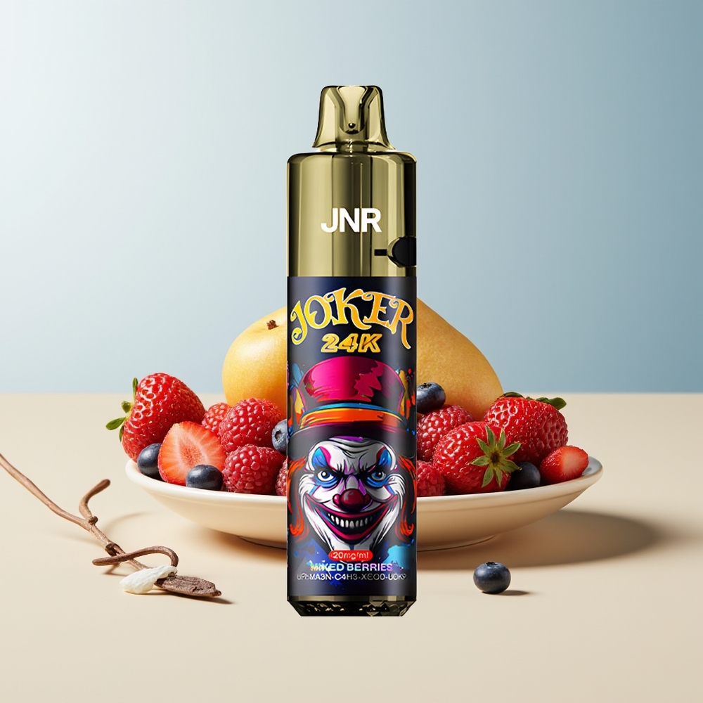 Veleprodaja Slovenija JNR Joker 24000 Puffov Mešane Jagode 2% Nikotina 800mAh Baterija