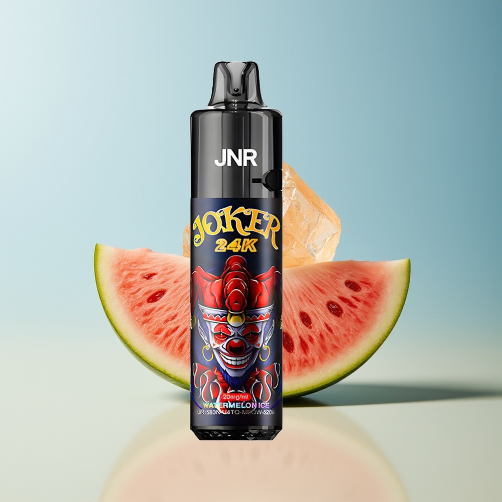 Veleprodaja Slovenija JNR Joker 24K Puffs 800mAh Lubenica Led Vape 2% nikotina