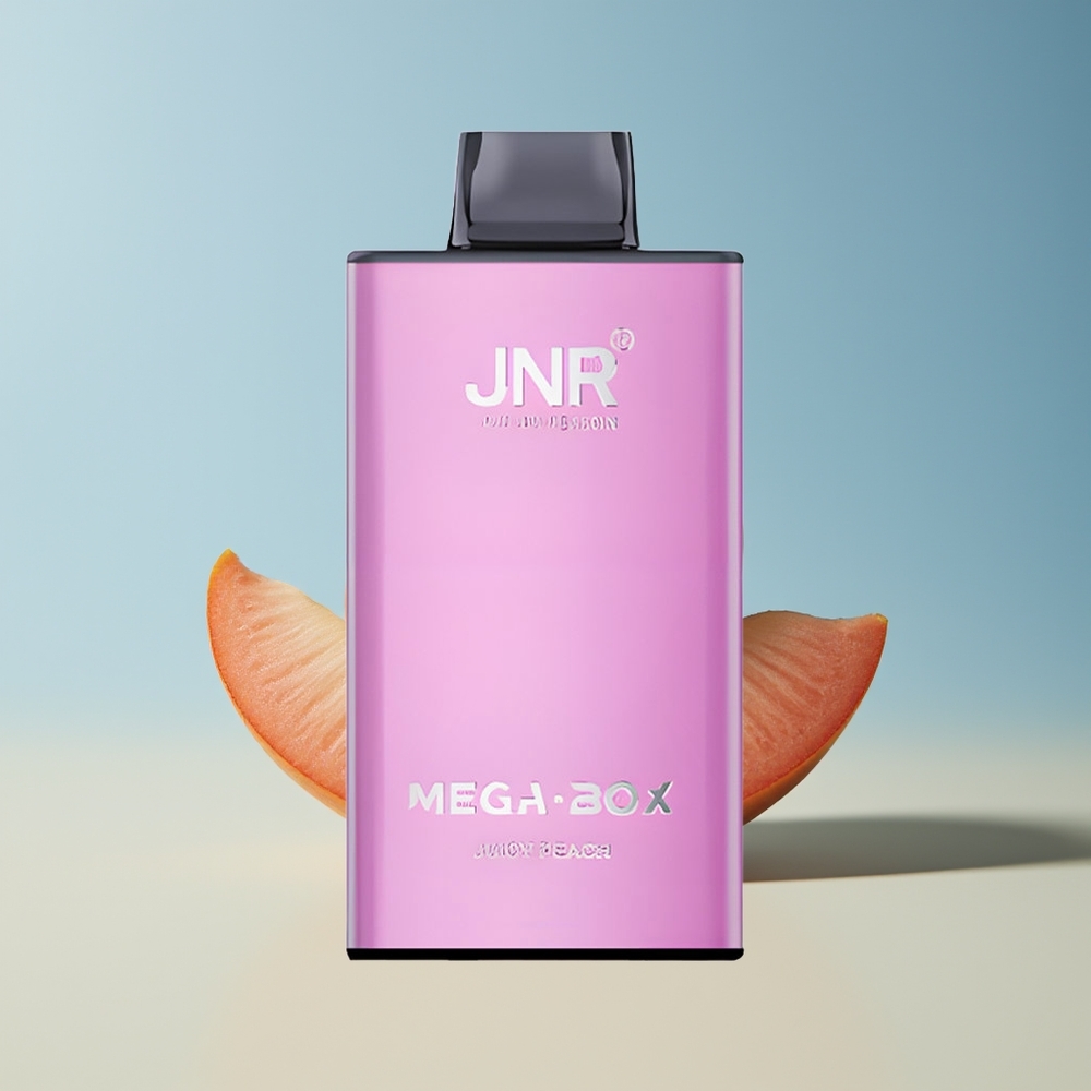 Veleprodaja Slovenija JNR Mega Box 25000 Puffs 30ml Sočna Breskev Dual Mesh Coil