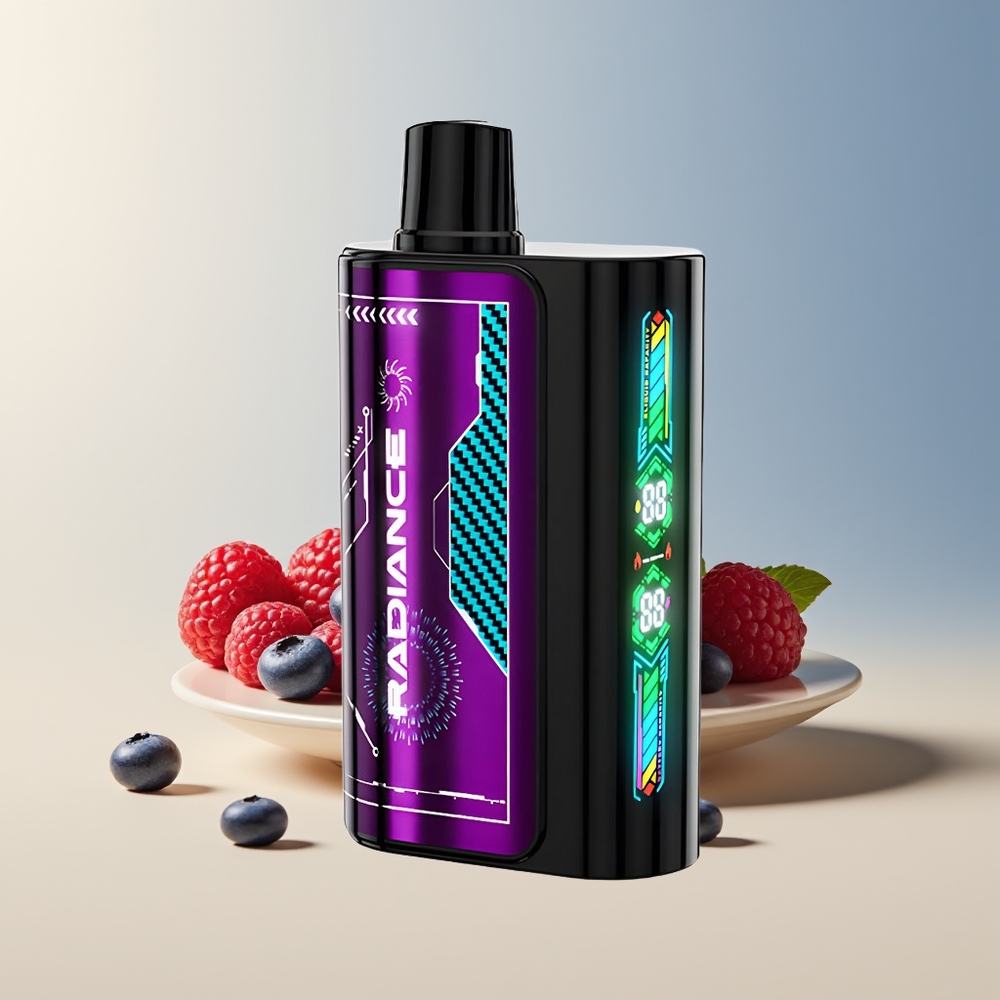 Veleprodaja Slovenija JNR Radiance 31000 Puffov Vape Borovnica Kisla Malina Dual Mesh Coil Type-C Polnjenje