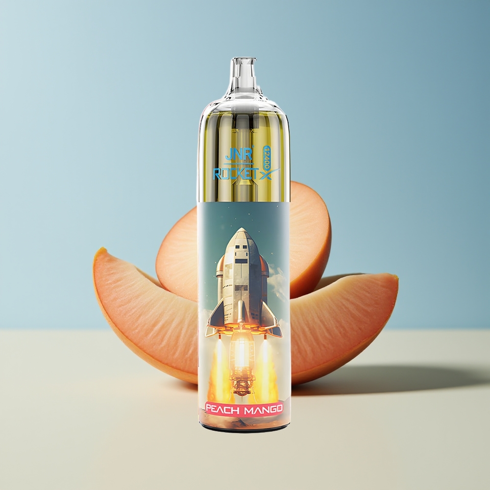 Veleprodaja Slovenija JNR Rocket-X 12400 Pufi Breskva Mango Nastavljiv Pretok Zraka Tip-C Hitro Polnjenje