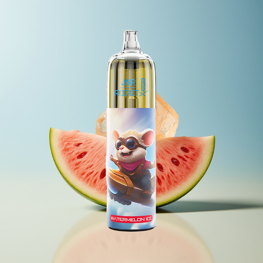 Veleprodaja Slovenija JNR Rocket-X 12400 Pufi Lubenica Led 1.2ohm Mrežna Tuljava 25ml e-Tekočina