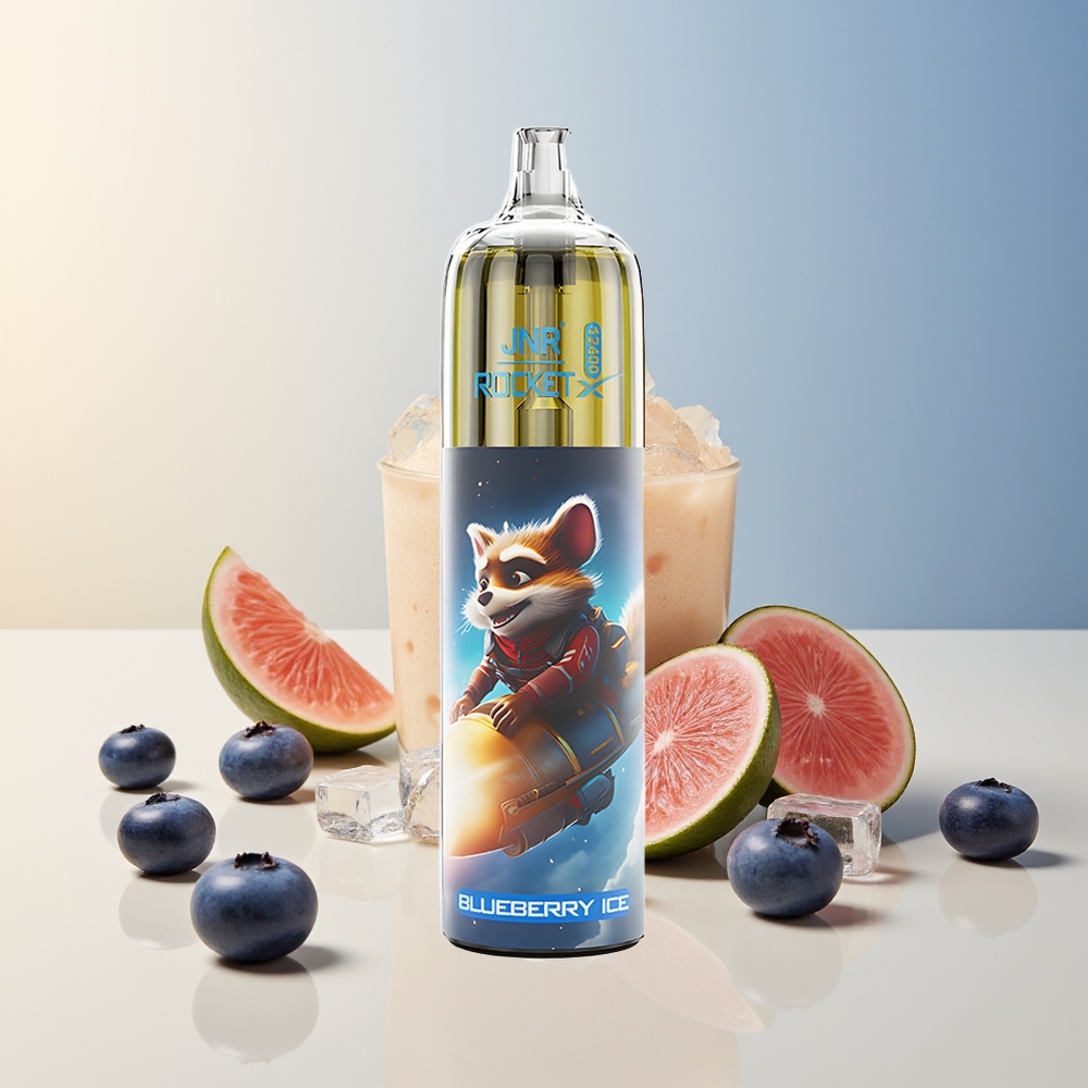 Veleprodaja Slovenija JNR Rocket-X 12400 Pufov Vape Borovnica Led 25ml 850mAh