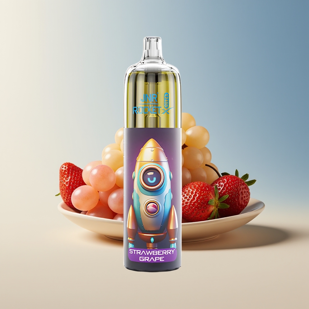 Veleprodaja Slovenija JNR Rocket-X 12400 Pufov Vape Jagoda Grozdje 25ml e-Liquid 850mAh Battery
