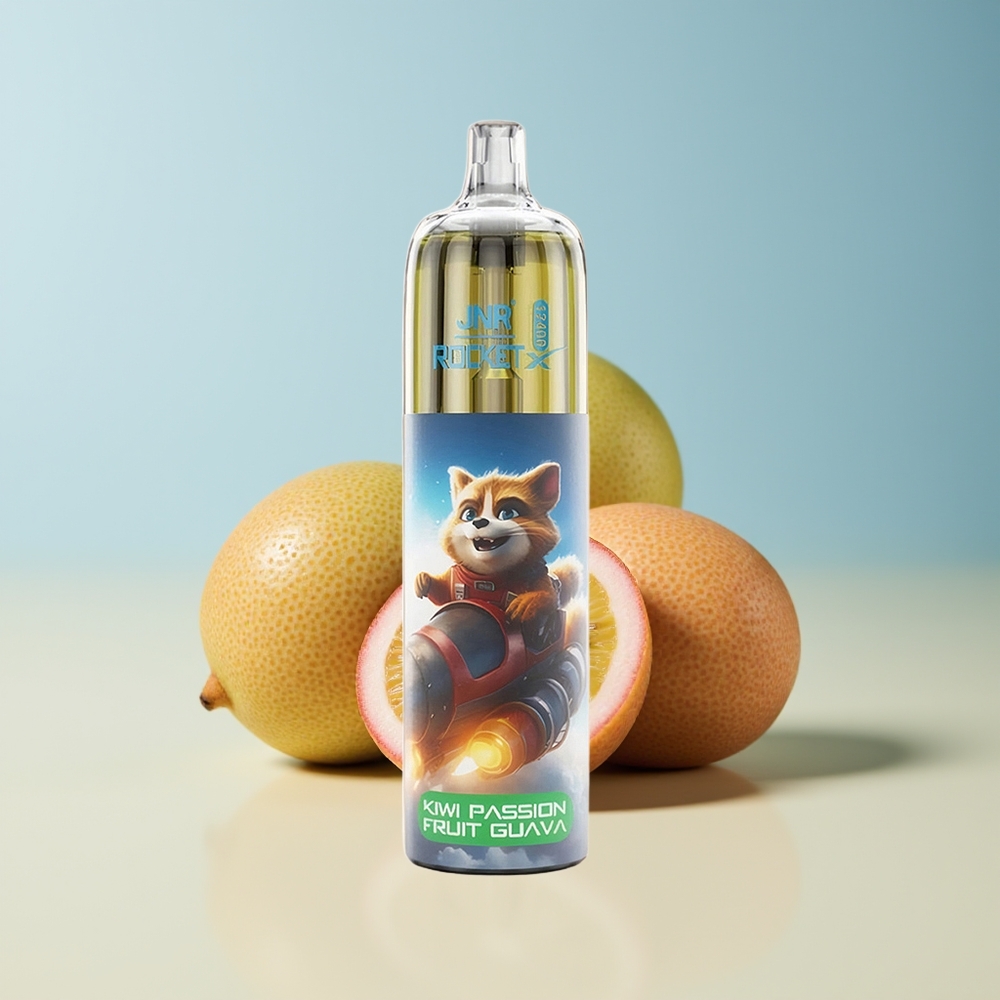 Veleprodaja Slovenija JNR Rocket-X 12400 Pufov Vape Kiwi Pasijonka Guava 850mAh Type-C Hitro Polnjenje