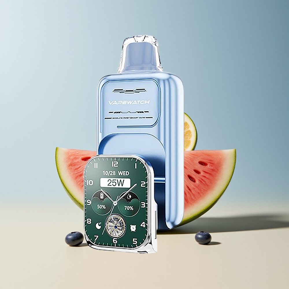 Veleprodaja Slovenija JNR VapeWatch 30.000 Puffov Dual Mesh Coil Borovnica Lubenica