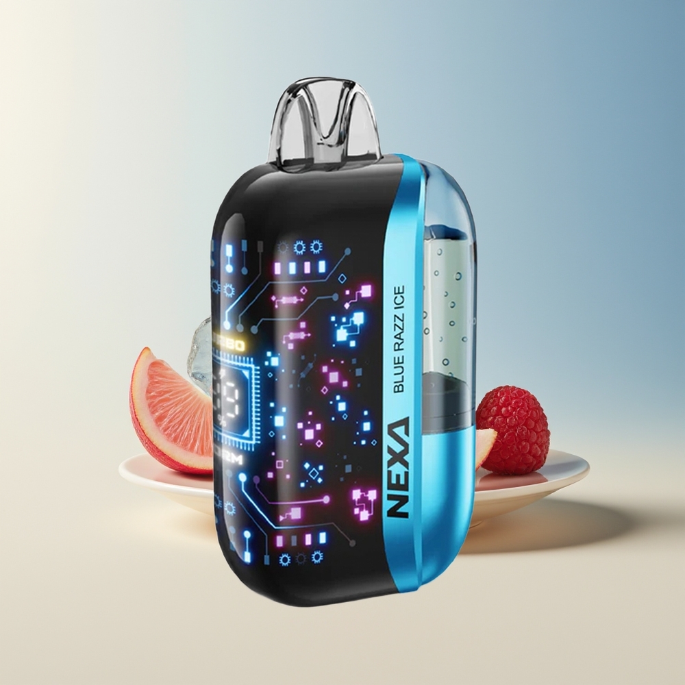 Veleprodaja Slovenija NEXA Ultra 50000 Puffs Modra Malina Led 20ml 800mah