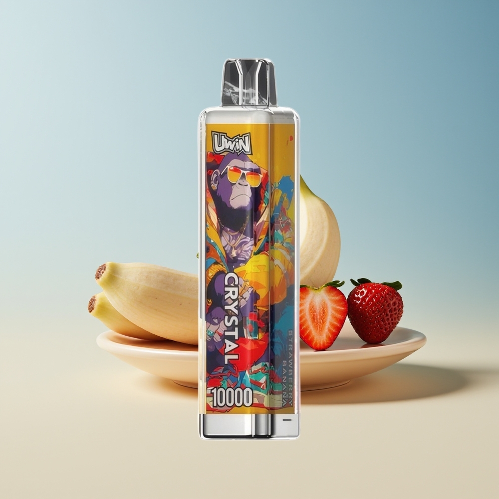 Veleprodaja Slovenija Uwin Crystal 10000 Puffov Jagoda Banana RGB