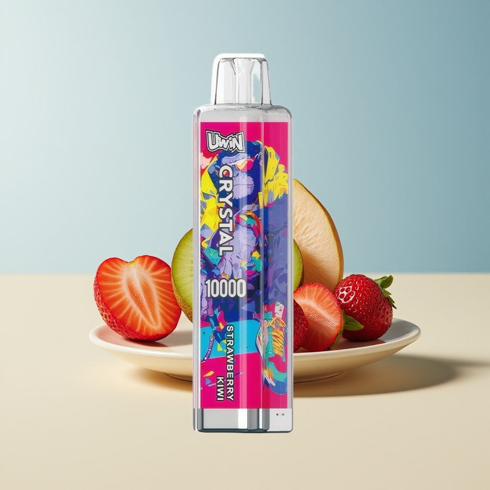 Veleprodaja Slovenija Uwin Crystal 10000 Puffs Jagoda Kivi RGB Luči