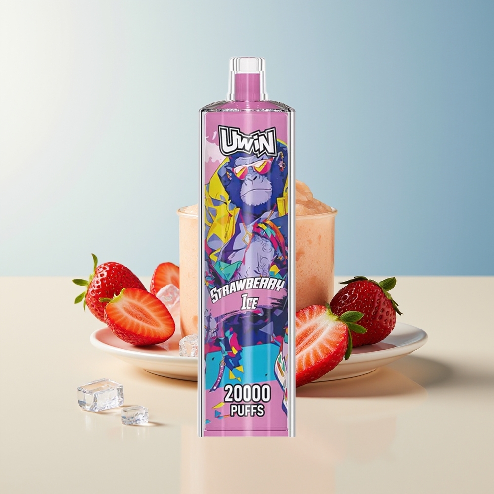 Veleprodaja Slovenija Uwin Shisha Hookah Crystal 20000 Puffs Jagoda Led Mesh Coil