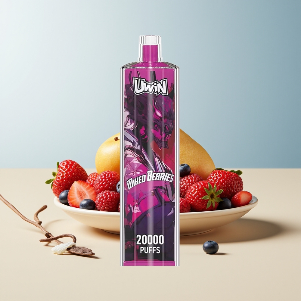 Veleprodaja Slovenija Uwin Shisha Hookah Crystal 20000 Puffs Mešane Jagode Mesh Coil Type-C