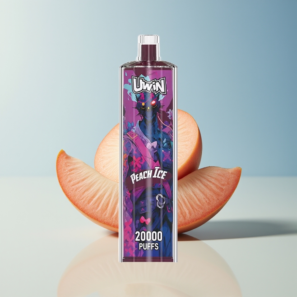 Veleprodaja Slovenija Uwin Shisha Hookah Crystal 20000 Puffs Peach Ice 22ml Mesh coil